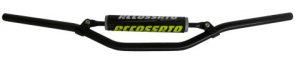 Handlebar ACCOSSATO aluminium, 22 mm Crni