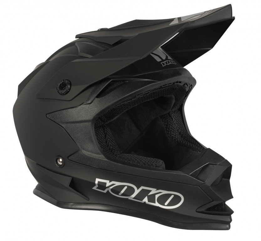 MX helmet YOKO SCRAMBLE matte black XL