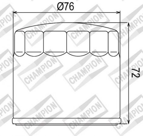 Filter ulja CHAMPION COF053 for DUCATI Monster 821 (2015-2017)