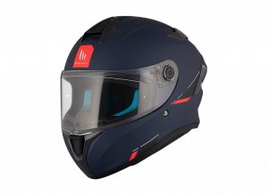 Full face helmet MT Helmets TARGO S SOLID A7 MATT BLUE XXS