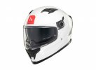 Full face helmet MT Helmets BRAKER SV SOLID A0 GLOSS PEARL WHITE XS