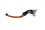 Adjustable folding lever ACCOSSATO aluminium, master cylinder orange