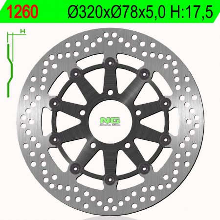 Kočiona disk NG 1260