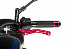 Clutch lever without adapter PUIG 230RA 3.0 short red/blue