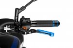 Clutch lever without adapter PUIG 24ANT 3.0 extendable folding blue/orange