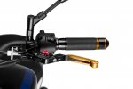 Clutch lever without adapter PUIG 24ONR 3.0 extendable folding gold/red