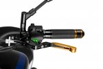 Clutch lever without adapter PUIG 24ONV 3.0 extendable folding gold/green