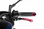 Clutch lever without adapter PUIG 24RNN 3.0 extendable folding red/black