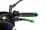 Clutch lever without adapter PUIG 24VNA 3.0 extendable folding green/blue