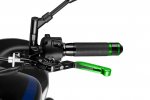 Clutch lever without adapter PUIG 24VNN 3.0 extendable folding green/black