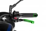 Clutch lever without adapter PUIG 24VNR 3.0 extendable folding green/red