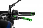 Clutch lever without adapter PUIG 24VNV 3.0 extendable folding green/green