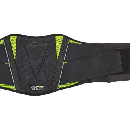 Kidney belt racing GMS ZG99003 black-yellow fluo 2XL