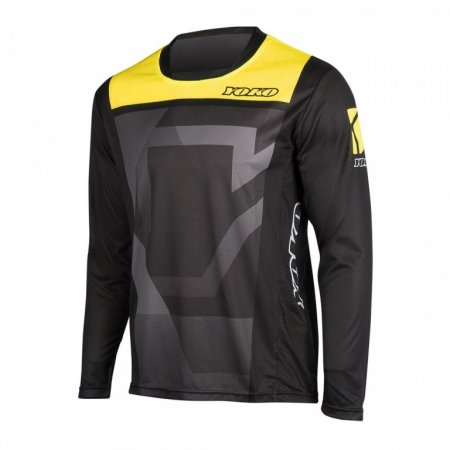 MX jersey YOKO KISA black / yellow L