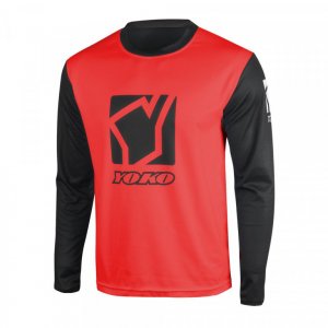 MX jersey YOKO SCRAMBLE black / red XXL