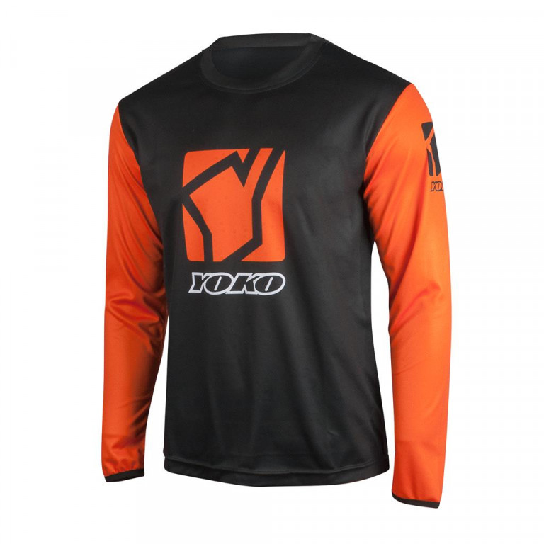 MX jersey YOKO SCRAMBLE black / orange XXL