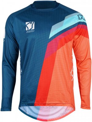 MX jersey YOKO VIILEE blue/ orange / blue M