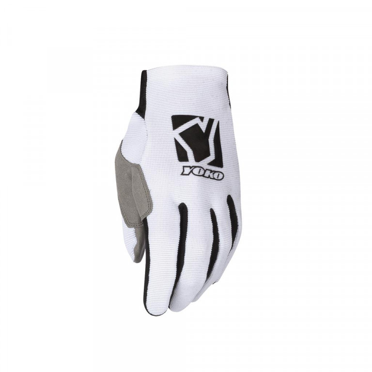 MX rukavice YOKO SCRAMBLE white / black XS (6)