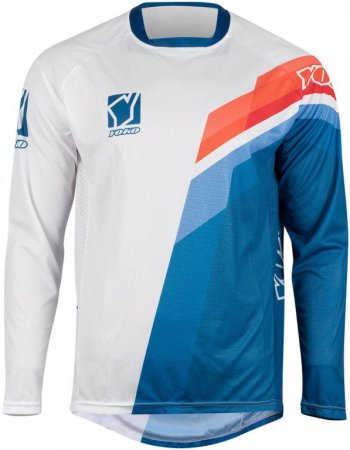 MX jersey kids YOKO VIILEE white / blue / fire M