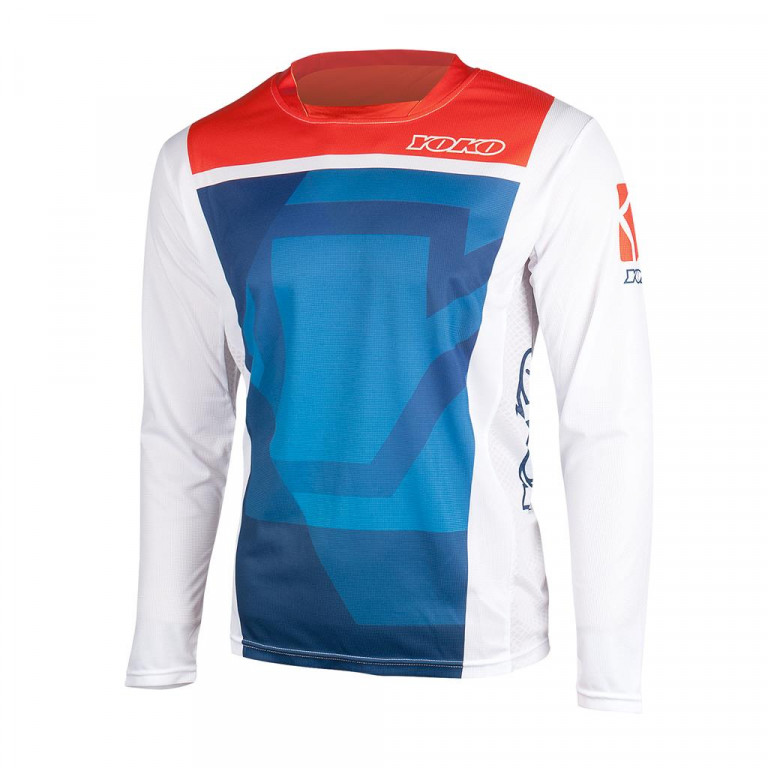 MX jersey kids YOKO KISA blue / red S