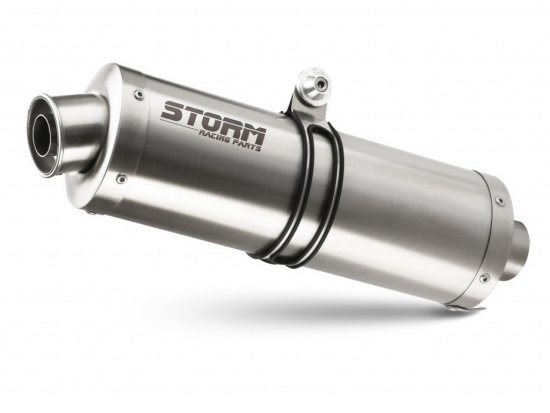 Silencer STORM E.004.LX2 OVAL Stainless Steel