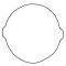 Clutch cover gasket WINDEROSA outer side