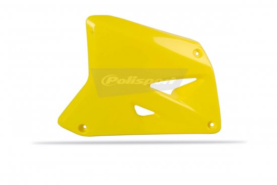 Radiator scoops POLISPORT 8410700001 (pair) yellow RM 01