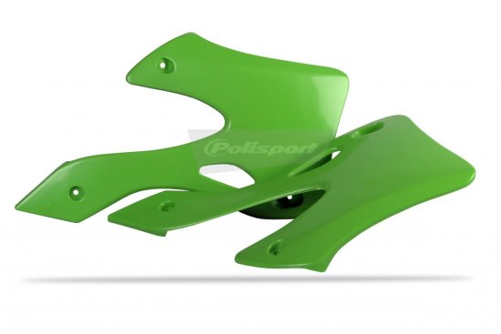 Radiator scoops POLISPORT 8419200002 (pair) green