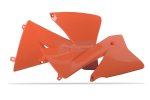 Radiator scoops POLISPORT 8422000003 (pair) orange KTM