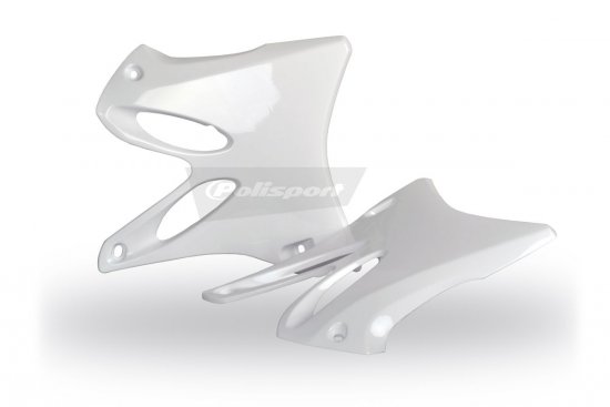 Radiator scoops POLISPORT 8426000001 (pair) white