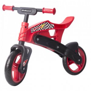 Balance bike POLISPORT red/black