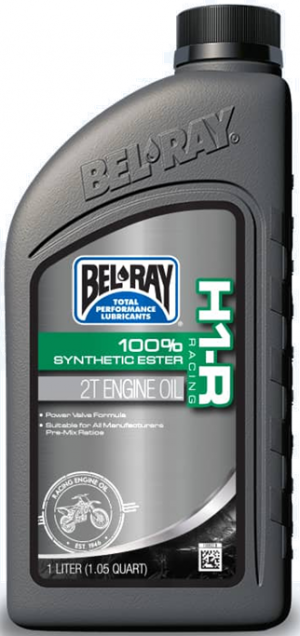 Motorno ulje Bel-Ray H1-R RACING 100% SYNTHETIC ESTER 2T 1 l