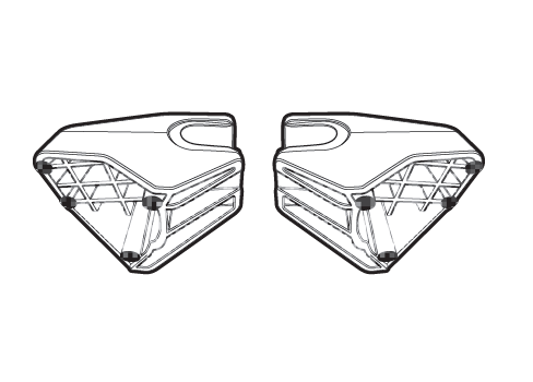 Mounting rubber SHAD D1B3613PR for SH35/SH36