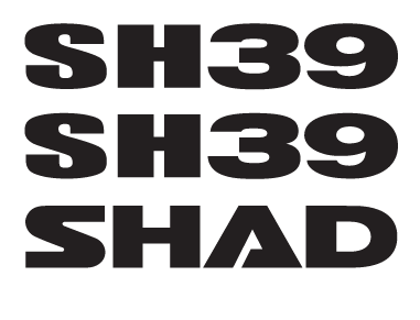 Stickers SHAD for SH39 for YAMAHA XSR 900