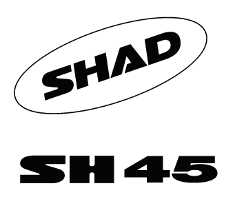 Stickers SHAD white for SH45 for YAMAHA MT-03 320