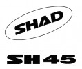 Stickers SHAD white for SH45