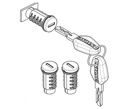 Replacement locks & keys SHAD TERRA for YAMAHA XJR 1300