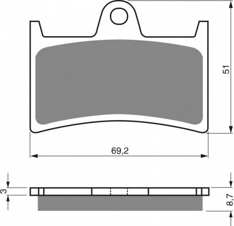 Disk pločice GOLDFREN AD  STREET for YAMAHA XSR 900 (2016-2022, 2023-2024)