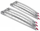 Ramp PAIR (double) half fold aluminium ATV ramp 228 long x 28 cm wide 2 piece max load 600 kg Q-Tech M002-63