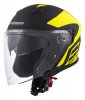 Jet helmet CASSIDA JET TECH CORSO black matt / yellow fluo L