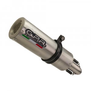 Slip-on exhaust GPR M3 Brushed Titanium including removable db killer, link pipe and catalyst