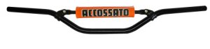 Handlebar ACCOSSATO aluminium, 22 mm Crni