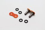 Rivet type connecting link EK 520 SRX2 MLJ Orange/Silver