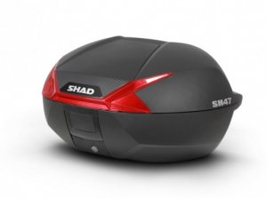 Top case SHAD SH47 black/red