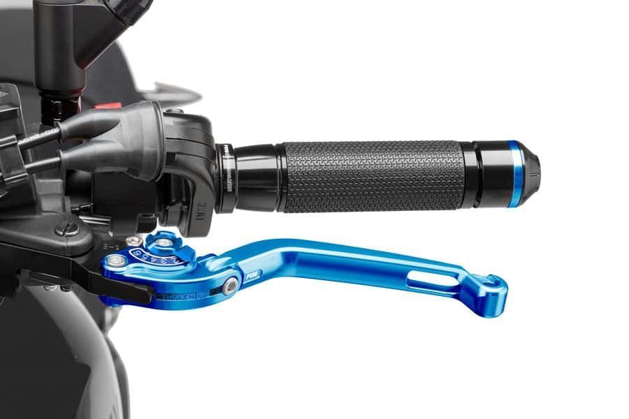 Clutch lever without adapter PUIG 260AA foldable blue/blue