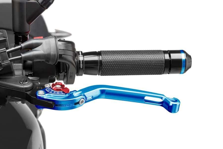 Clutch lever without adapter PUIG 260AR foldable blue/red