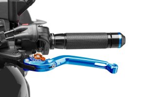 Clutch lever without adapter PUIG 260AT foldable blue/orange