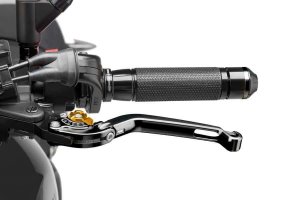 Clutch lever without adapter PUIG 260NO foldable black/gold