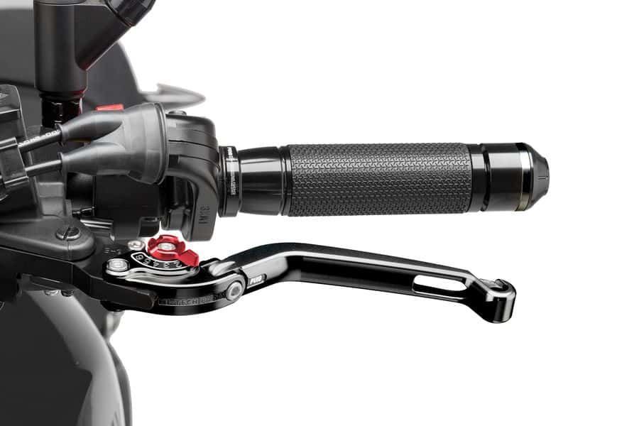 Clutch lever without adapter PUIG 260NR foldable black/red