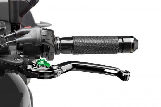 Clutch lever without adapter PUIG 260NV foldable black/green